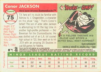 2004 Topps Heritage #75 Conor Jackson Back