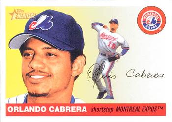 2004 Topps Heritage #102 Orlando Cabrera Front