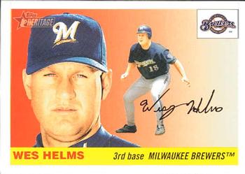 2004 Topps Heritage #133 Wes Helms Front