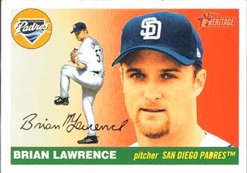 2004 Topps Heritage #197 Brian Lawrence Front