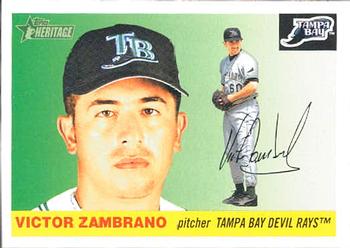 2004 Topps Heritage #201 Victor Zambrano Front
