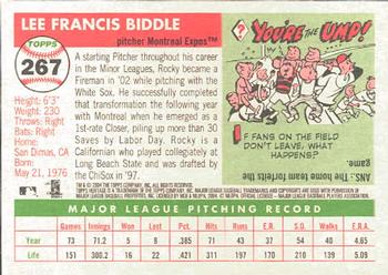 2004 Topps Heritage #267 Rocky Biddle Back