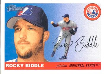2004 Topps Heritage #267 Rocky Biddle Front