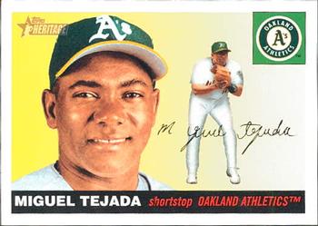 2004 Topps Heritage #286 Miguel Tejada Front