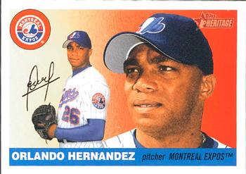 2004 Topps Heritage #319 Orlando Hernandez Front
