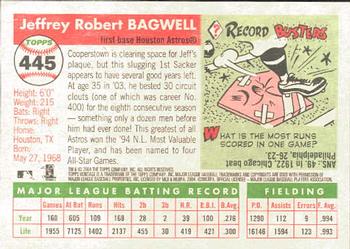 2004 Topps Heritage #445 Jeff Bagwell Back