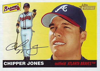 2004 Topps Heritage #40 Chipper Jones Front
