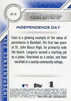2017 Topps - Independence Day Red #ID-3 Evan Longoria Back