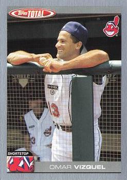 2004 Topps Total - Silver #456 Omar Vizquel Front