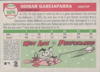 2004 Topps Heritage - New Age Performers #NAP6 Nomar Garciaparra Back