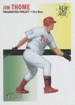 2004 Topps Heritage - New Age Performers #NAP11 Jim Thome Front