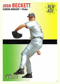 2004 Topps Heritage - New Age Performers #NAP15 Josh Beckett Front