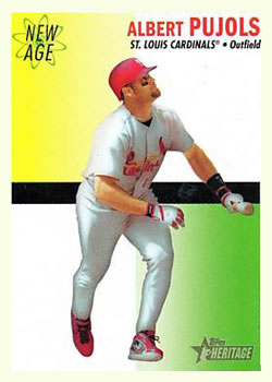 2004 Topps Heritage - New Age Performers #NAP5 Albert Pujols Front