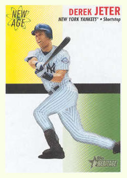 2004 Topps Heritage - New Age Performers #NAP8 Derek Jeter Front