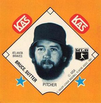 1985 KAS Discs - 1985 KAS Squares #NNO Bruce Sutter Front