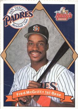1991 Rally's San Diego Padres Magazine Inserts #24 Fred McGriff Front