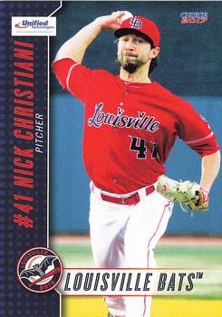 2017 Choice Louisville Bats #06 Nick Christiani Front