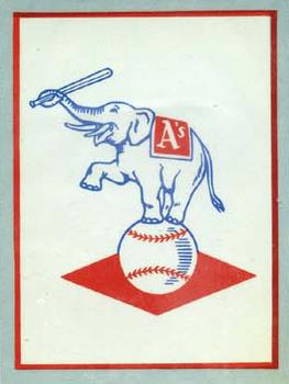 1960 Fleer Baseball Greats - Team Logo Decals #NNO Kansas City Athletics Front