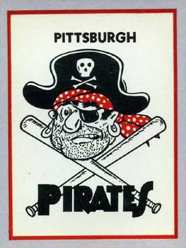 1960 Fleer Baseball Greats - Team Logo Decals #NNO Pittsburgh Pirates Front