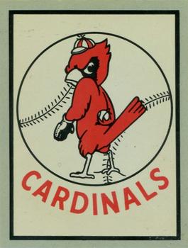 1960 Fleer Baseball Greats - Team Logo Decals #NNO St. Louis Cardinals Front