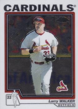2004 Topps Traded & Rookies - Chrome #T31 Larry Walker Front