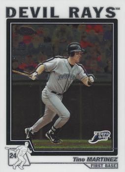 2004 Topps Traded & Rookies - Chrome #T37 Tino Martinez Front