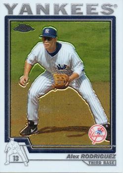 2004 Topps Traded & Rookies - Chrome #T50 Alex Rodriguez Front