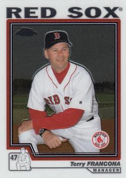 2004 Topps Traded & Rookies - Chrome #T66 Terry Francona Front
