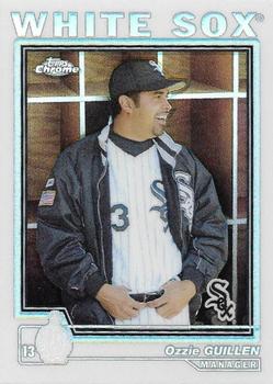 2004 Topps Traded & Rookies - Chrome #T69 Ozzie Guillen Front