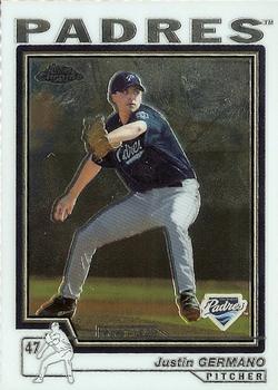 2004 Topps Traded & Rookies - Chrome #T118 Justin Germano Front