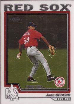 2004 Topps Traded & Rookies - Chrome #T175 Juan Cedeno Front