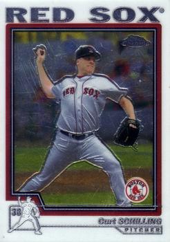 2004 Topps Traded & Rookies - Chrome #T60 Curt Schilling Front