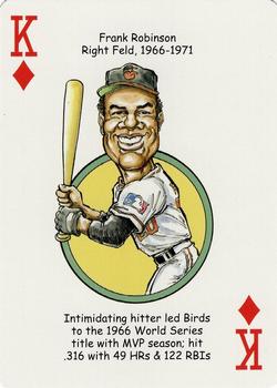2007 Hero Decks Baltimore Orioles Baseball Heroes Playing Cards #K♦ Frank Robinson Front