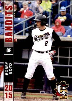 2015 Grandstand Quad Cities River Bandits #NNO Bobby Boyd Front