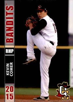 2015 Grandstand Quad Cities River Bandits #NNO Kevin Comer Front