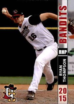 2015 Grandstand Quad Cities River Bandits #NNO Ryan Thompson Front