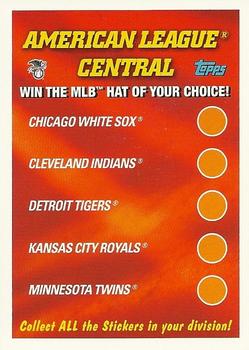 2002 Topps - Logo Race #NNO American League Central Front