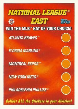 2002 Topps - Logo Race #NNO National League East Front