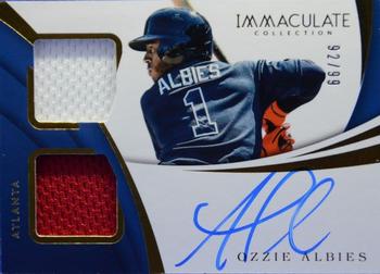 2018 Panini Immaculate Collection #4 Ozzie Albies Front
