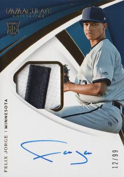 2018 Panini Immaculate Collection #25 Felix Jorge Front