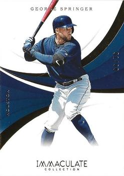 2018 Panini Immaculate Collection #68 George Springer Front