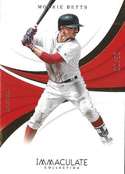 2018 Panini Immaculate Collection #76 Mookie Betts Front
