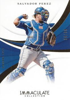 2018 Panini Immaculate Collection #90 Salvador Perez Front