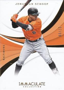 2018 Panini Immaculate Collection #123 Jonathan Schoop Front
