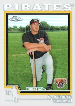 2004 Topps Traded & Rookies - Chrome Refractors #T207 Brad Eldred Front