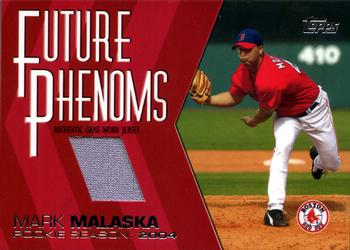 2004 Topps Traded & Rookies - Future Phenoms Relics #FP-MM Mark Malaska Front