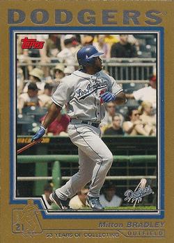 2004 Topps Traded & Rookies - Gold #T10 Milton Bradley Front