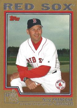 2004 Topps Traded & Rookies - Gold #T66 Terry Francona Front