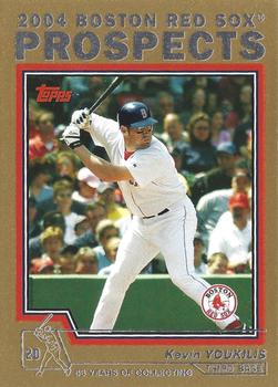 2004 Topps Traded & Rookies - Gold #T100 Kevin Youkilis Front