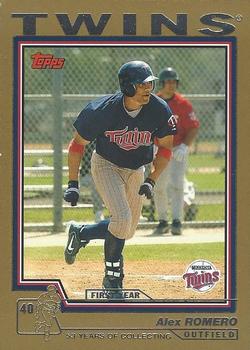 2004 Topps Traded & Rookies - Gold #T188 Alex Romero Front